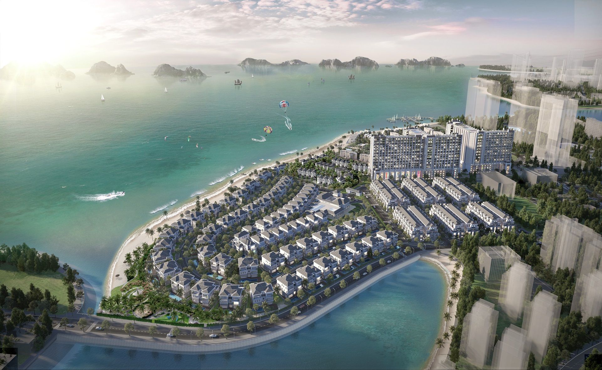 CĂN HỘ VILLA MẪU GRAN BAY HẠ LONG NEW GORLD 2 BGB PV 03 Birdview Resident Villa